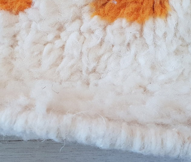 Beni Ourain Rug,Moroccan berber rug,rug for living room,orange rugs,orange moroccan 5x7,morrocan orange rug,orange rug,authentic orange rug,custom orange rug,rug living room 8x10,rugs bedroom 6 x 9,morrocan rug,Orange rug Bedroom