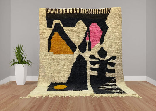 Runner Rug,Bohemian Rug,Morocco Rug Runner,Hand Knotted Rug,Living Room Runner,Tribal Berber Rug,Hand Woven Rug,Unique Moroccan Rug,Tribal Rug,Soft Wool Rug,Berber Runner Rug,Indoor Rug,Floor Berber Rug